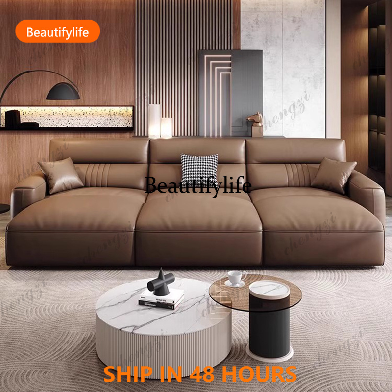 03 A68 Sofá de Cuero Genuino p - Home Cinema Room Design reseña y precio
