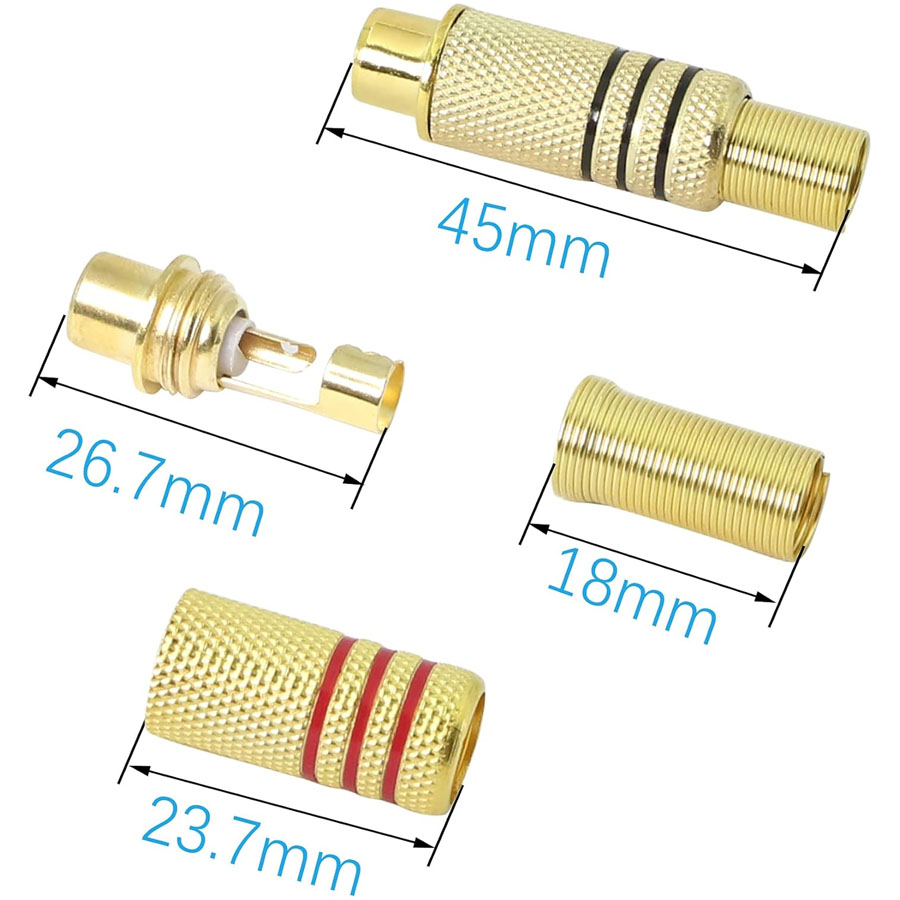 Conector de Audio y Video RCA  - Genius Home Cinema reseña y precio