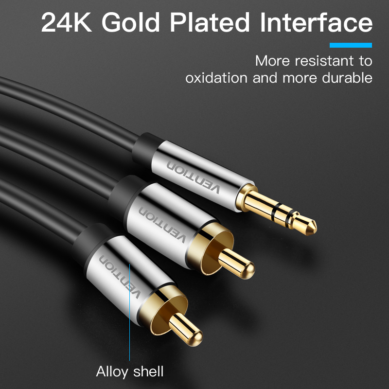 Vention Cable RCA 3,5 a 2rca c - Genius Home Cinema reseña y precio