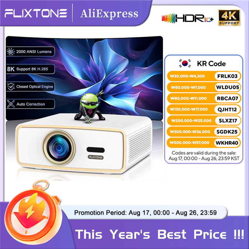 Proyector Portátil Full HD Fli - Home Cinema Gadgets reseña y precio