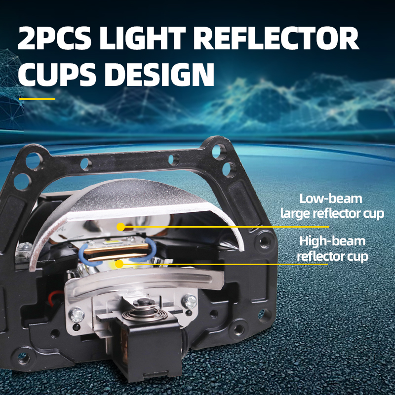 SANVI coche LK8 Bi LED lente d - Projector Lamp Replacement reseña y precio
