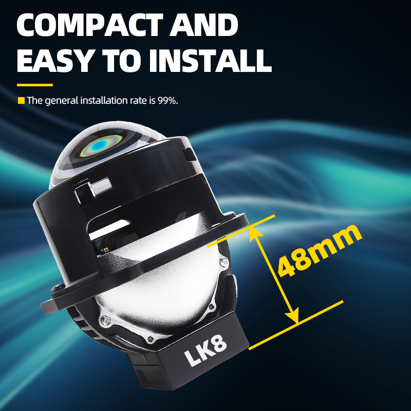 SANVI coche LK8 Bi LED lente d - Projector Lamp Replacement reseña y precio